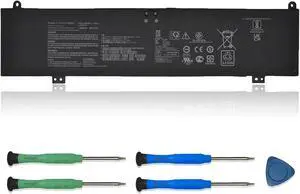 90Wh C41N2013 C41N2013-1 Laptop Battery Replacement for Asus ROG Zephyrus M16 GU603 GU603HE S17 GX703 GX703HM G15 GA503 GA503QC Strix Scar G513 G533 G533QM G733 G733QM G17 G713 90Wh C41N2013 C41N2013-1 Laptop Battery Replacement for Asus ROG Zephyrus M16 GU603 GU603HE S17 GX703 GX703HM G15 GA503 GA503QC Strix Scar G513 G533 G533QM G733 G733QM G17 G713