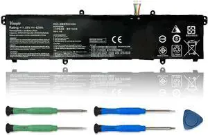 B31N1911 C31N1911 Laptop Battery Replacement for Asus VivoBook Flip 14 A413FA D413DA D413IA F413JA K413EA K413FA K413FQ K413JA X421DA X421EA Series C31N1911 3ICP5/58/78 11.55V 42Wh B31N1911 C31N1911 Laptop Battery Replacement for Asus VivoBook Flip 14 A413FA D413DA D413IA F413JA K413EA K413FA K413FQ K413JA X421DA X421EA Series C31N1911 3ICP5/58/78 11.55V 42Wh