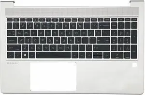 New Replacement for HP Probook 450 G8 455 G8 Laptop Upper Case Palmrest Keyboard Assembly Part M21742-001 M21740-001 M21741-001 4BX8QTATP30 Silver (Probook 450 455 G8 Non-Backlit Keyboard) New Replacement for HP Probook 450 G8 455 G8 Laptop Upper Case Palmrest Keyboard Assembly Part M21742-001 M21740-001 M21741-001 4BX8QTATP30 Silver (Probook 450 455 G8 Non-Backlit Keyboard)