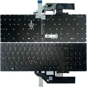 Zahara US Black Keyboard Backlight Backlit Replacement for Lenovo ThinkPad E16 Gen 1 21JN 21JQ Zahara US Black Keyboard Backlight Backlit Replacement for Lenovo ThinkPad E16 Gen 1 21JN 21JQ