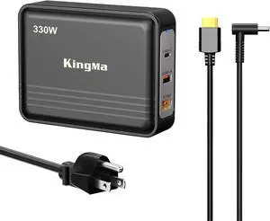 King Ma GaN Laptop Charger 3-Port Portable Charger Fast USB Charging Station for Multiple Devices for Gaming and Engineering Laptops for HP HyperX Omen Pro 15 2026/Omen 15 16 17/Pavilion 15 17 16 King Ma GaN Laptop Charger 3-Port Portable Charger Fast USB Charging Station for Multiple Devices for Gaming and Engineering Laptops for HP HyperX Omen Pro 15 2026/Omen 15 16 17/Pavilion 15 17 16