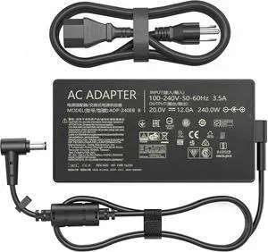 240W 20V 12A Charger Compatible with Asus Rog Storm S15 S17 M16 G14 G15 G16 A15 A17 F15 F17 Fx517Zm Fx517Zr Fa507Re Fx506Li Fa707Xu Gx550Lxs Rtx3050 Laptop Power Adapter 240W 20V 12A Charger Compatible with Asus Rog Storm S15 S17 M16 G14 G15 G16 A15 A17 F15 F17 Fx517Zm Fx517Zr Fa507Re Fx506Li Fa707Xu Gx550Lxs Rtx3050 Laptop Power Adapter