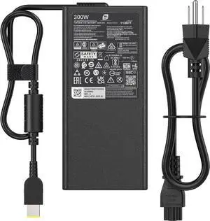 300W Slim Tip Laptop Charger Compatible with Lenovo Legion 5 Pro 7i Pro 5 7 9, ThinkPad P16 P15 P17 Gen 1 2 6 7 8 9, Replacement Power Supply ADL300SDC3A 300W Slim Tip Laptop Charger Compatible with Lenovo Legion 5 Pro 7i Pro 5 7 9, ThinkPad P16 P15 P17 Gen 1 2 6 7 8 9, Replacement Power Supply ADL300SDC3A