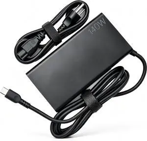Slim 140W USB-C Charger Compatible with Lenovo ThinkBook Yoga Legion Slim 140W USB-C Charger Compatible with Lenovo ThinkBook Yoga Legion