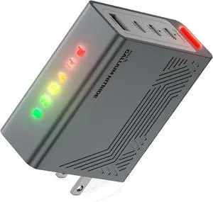 100W 4-Port GaN Charger, Sustained 95100W Single-Port Output for Local AI, 4-Port Charging Station, 360° RGB Status Light, One-Tap Control, Foldable Plug, for MacBook Pro 14, iPhone, iPad 100W 4-Port GaN Charger, Sustained 95100W Single-Port Output for Local AI, 4-Port Charging Station, 360° RGB Status Light, One-Tap Control, Foldable Plug, for MacBook Pro 14, iPhone, iPad