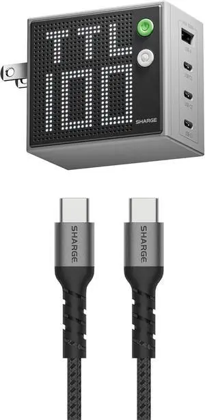 Pixel 100W Laptop GaN Charger& 240W USB C Cable Bundle Pixel 100W Laptop GaN Charger& 240W USB C Cable Bundle