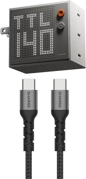 Pixel 140 Fast GaN Charger& 240W Max USB C Cable Bundle Pixel 140 Fast GaN Charger& 240W Max USB C Cable Bundle