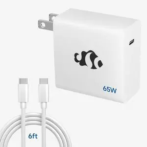 NIMO 65W GaN USB C Fast Charger, Compact PD 3.0 PPS with 6.6FT Cable, Portable Laptop Charger for MacBook Pro/Air, iPad, iPhone 17/16, Travel Office & Remote Work NIMO 65W GaN USB C Fast Charger, Compact PD 3.0 PPS with 6.6FT Cable, Portable Laptop Charger for MacBook Pro/Air, iPad, iPhone 17/16, Travel Office & Remote Work