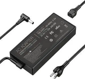 240W Gaming Laptop Charger for ASUS ROG Zephyrus TUF Strix Series 6.0x3.7mm 240W Gaming Laptop Charger for ASUS ROG Zephyrus TUF Strix Series 6.0x3.7mm