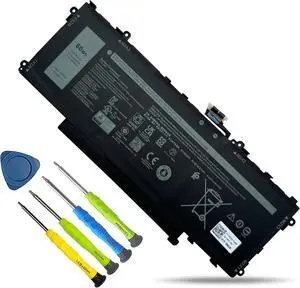 60Wh GT6TK Laptop Battery Replacement for for Dell Latitude 9440 9450 2-in-1 Series 0MWK05 MWK05 0K2CPY K2CPY 11.55V 5194mAh 3-Cell 60Wh GT6TK Laptop Battery Replacement for for Dell Latitude 9440 9450 2-in-1 Series 0MWK05 MWK05 0K2CPY K2CPY 11.55V 5194mAh 3-Cell