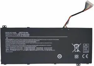 Batterymarket New AC14A8L Replacement Battery Compatible with Acer V15 Nitro Aspire VN7-571 VN7-591 VN7-571G VN7-791G VN7-791 Series 11.4V 52.5Wh Batterymarket New AC14A8L Replacement Battery Compatible with Acer V15 Nitro Aspire VN7-571 VN7-591 VN7-571G VN7-791G VN7-791 Series 11.4V 52.5Wh