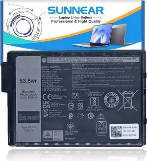 53.5Wh XVJNP Laptop Battery for Dell Latitude 5430 7330 Rugged Extreme 53.5Wh XVJNP Laptop Battery for Dell Latitude 5430 7330 Rugged Extreme