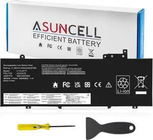 ASUNCELL L17L3P71 L17M3P72 Laptop Battery for Lenovo ThinkPad T480S Series Notebook 01AV478 01AV480 01AV479 SB10K97621 SB10K97622 SB10K97620 11.58V/57Wh ASUNCELL L17L3P71 L17M3P72 Laptop Battery for Lenovo ThinkPad T480S Series Notebook 01AV478 01AV480 01AV479 SB10K97621 SB10K97622 SB10K97620 11.58V/57Wh