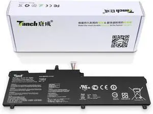 Tanch Laptop Battery C41N1541 Replacement for Asus ROG GL702ZC GL702VM Gamer G702VM-GC172T ROG Strix GL702V 15.2V 5000mAh 76Wh Tanch Laptop Battery C41N1541 Replacement for Asus ROG GL702ZC GL702VM Gamer G702VM-GC172T ROG Strix GL702V 15.2V 5000mAh 76Wh