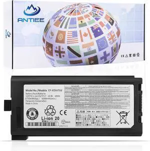 ANTIEE CF-VZSU71U Laptop Battery Replacement for Panasonic Toughbook CF-30 CF-31 CF-53 CF30 CF31 CF53 CF-VZSU1430U CF-VZSU72UCF-VZSU46 CF-VZSU46S CF-VZSU46R CF-VZSU46U 69WH ANTIEE CF-VZSU71U Laptop Battery Replacement for Panasonic Toughbook CF-30 CF-31 CF-53 CF30 CF31 CF53 CF-VZSU1430U CF-VZSU72UCF-VZSU46 CF-VZSU46S CF-VZSU46R CF-VZSU46U 69WH