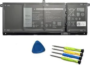53Wh H5CKD Laptop Battery for Dell Latitude 3410 3510 Vostro 5300 5301 5401 5501 5402 Inspiron 5300 5401 5408 5409 5501 5508 5400 5406 5509 7405 7300 7500 7306 7405 7506 2-in-1 Silver Edition 7T8CD 53Wh H5CKD Laptop Battery for Dell Latitude 3410 3510 Vostro 5300 5301 5401 5501 5402 Inspiron 5300 5401 5408 5409 5501 5508 5400 5406 5509 7405 7300 7500 7306 7405 7506 2-in-1 Silver Edition 7T8CD
