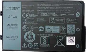 J7HTX Laptop Battery 34Wh 02JT7D 7XNTR FH8RW J82G5 451-BCDH J7HTX Laptop Battery 34Wh 02JT7D 7XNTR FH8RW J82G5 451-BCDH