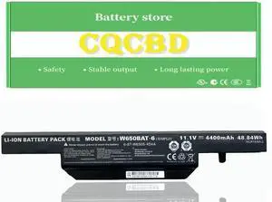 CQCQ W650BAT-6 Battery for Clevo W650S W650SH Hasee K610C K650D K570N K710C K590C K750D Series W670SJQ W665SZ 6-87-W650S-4E7 6-87-W650S-4D4A2 6-87-W650S-4D4A5 (11.1V 4400mAh/48.84Wh) CQCQ W650BAT-6 Battery for Clevo W650S W650SH Hasee K610C K650D K570N K710C K590C K750D Series W670SJQ W665SZ 6-87-W650S-4E7 6-87-W650S-4D4A2 6-87-W650S-4D4A5 (11.1V 4400mAh/48.84Wh)