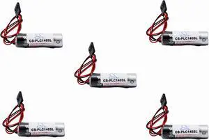(5 Pack) XSP Battery for Toshiba ER6V with JAE 5Pin Connector YASKAWA Motoman Robot PN Toshiba ER6V YASKAWA 479348-1 (5 Pack) XSP Battery for Toshiba ER6V with JAE 5Pin Connector YASKAWA Motoman Robot PN Toshiba ER6V YASKAWA 479348-1