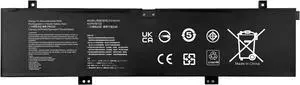 76Wh C41N2101 Battery Replacement for ASUS ROG Zephyrus G14 GA402 GA402R GA402RJ GA402NI GA402NJ GA402NV TUF Dash F15 FX517 FX517ZC FX517ZE Zenbook Pro 14 UM6702RA UX8402ZA 15X M6501RR K6501ZM 76Wh C41N2101 Battery Replacement for ASUS ROG Zephyrus G14 GA402 GA402R GA402RJ GA402NI GA402NJ GA402NV TUF Dash F15 FX517 FX517ZC FX517ZE Zenbook Pro 14 UM6702RA UX8402ZA 15X M6501RR K6501ZM