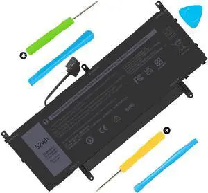 N7HT0 Laptop Battery Replacement for Dell Latitude 9510 9520 / Latitude 9520 2-in-1 P94F P95F P95F001 P94F001 TVKGH V5K68 N2NLL 08NFC7 N2NLL N7HTO 0PKW00 089GNG 0HYMNG N7HT0 Laptop Battery Replacement for Dell Latitude 9510 9520 / Latitude 9520 2-in-1 P94F P95F P95F001 P94F001 TVKGH V5K68 N2NLL 08NFC7 N2NLL N7HTO 0PKW00 089GNG 0HYMNG
