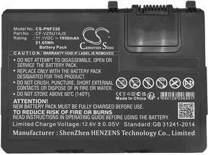 Cameron Sino Battery for Panasonic Toughbook CF-33, Toughbook CF-33AEHFATG, Toughbook CF-33AEQGATG, Toughbook CF-33mk1 PN: CF-VZSU1AJS, CF-VZSU1AR, CF-VZSU1AW 1950mAh / 21.65Wh Cameron Sino Battery for Panasonic Toughbook CF-33, Toughbook CF-33AEHFATG, Toughbook CF-33AEQGATG, Toughbook CF-33mk1 PN: CF-VZSU1AJS, CF-VZSU1AR, CF-VZSU1AW 1950mAh / 21.65Wh