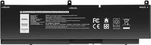 PKWVM Laptop Battery Replacement for Dell Precision 7550 7560 7750 7760 Mobile Workstation P44E P93F P44E001 P93F002 C903V CR72X 0CR72X 0447VR 068N03 17C06 PKWVM Laptop Battery Replacement for Dell Precision 7550 7560 7750 7760 Mobile Workstation P44E P93F P44E001 P93F002 C903V CR72X 0CR72X 0447VR 068N03 17C06