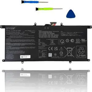 C22N2312 Laptop Battery 72Wh 9256mAh 4-Cell 7.78V Compatible with Asus Zenbook S 14 UX5406 UX5406S UX5406SA Series 0B200-04570100 2ICP4/53/115-2 C22N2312 Laptop Battery 72Wh 9256mAh 4-Cell 7.78V Compatible with Asus Zenbook S 14 UX5406 UX5406S UX5406SA Series 0B200-04570100 2ICP4/53/115-2