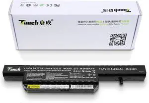 Tanch Genuine W240BAT-6 VNB142 W240BUBAT-3 6-87-W15ES-4V4 W240BUBAT-6 6-87-W15ES-4YP Laptop Battery for Clevo W150ERQ W251EU W250EU W251EL W251ELQ Zoostorm 7872-9041/A 11.1V 4400mAh 48.84W Tanch Genuine W240BAT-6 VNB142 W240BUBAT-3 6-87-W15ES-4V4 W240BUBAT-6 6-87-W15ES-4YP Laptop Battery for Clevo W150ERQ W251EU W250EU W251EL W251ELQ Zoostorm 7872-9041/A 11.1V 4400mAh 48.84W