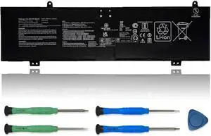 C41N2303 Laptop Battery Replacement for ASUS ROG Zephyrus G16 GU605MV GU605M GU605MI GU605MV TUF Gaming A16 FA608 FA608WI FA608WU FA608WV Series 0B200-04450000 15.48V 90Wh 5820mAh C41N2303 Laptop Battery Replacement for ASUS ROG Zephyrus G16 GU605MV GU605M GU605MI GU605MV TUF Gaming A16 FA608 FA608WI FA608WU FA608WV Series 0B200-04450000 15.48V 90Wh 5820mAh