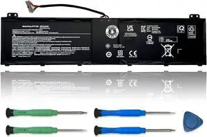 AP21A8T Laptop Battery Replacement for Acer Predator Helios 300 PH317-56-78LY PH317-56-78SM PH315-55-78L7 PH315-55-796N Nitro 5 AN517-55-78KU/713K Series AP21A7T AP21A5T 15.4V 90.61Wh 5716mAh AP21A8T Laptop Battery Replacement for Acer Predator Helios 300 PH317-56-78LY PH317-56-78SM PH315-55-78L7 PH315-55-796N Nitro 5 AN517-55-78KU/713K Series AP21A7T AP21A5T 15.4V 90.61Wh 5716mAh