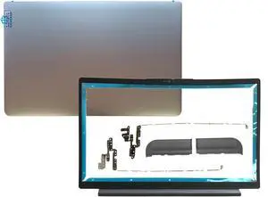5CB1B60414 5H50S29002 5B30S18993 5CB1C17342 Replacement for Lenovo ideapad 3-15ITL6 3-15ADA6 3-15ALC6 3 15IAU7 3 15ABA7 Laptop LCD Back Cover with Hinges and Front Bezel Frame and Hinges Cover Sliver 5CB1B60414 5H50S29002 5B30S18993 5CB1C17342 Replacement for Lenovo ideapad 3-15ITL6 3-15ADA6 3-15ALC6 3 15IAU7 3 15ABA7 Laptop LCD Back Cover with Hinges and Front Bezel Frame and Hinges Cover Sliver