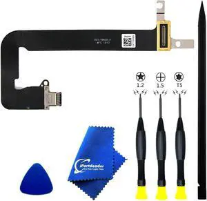 A1534 I/O USB-C Power Board DC Jack w/Flex Cable Replacement for MacBook (Retina,12-inch,2016-2017) 923-00997 821-00482-A 821-00482-05 821-00828-A (Not fit to 2015) A1534 I/O USB-C Power Board DC Jack w/Flex Cable Replacement for MacBook (Retina,12-inch,2016-2017) 923-00997 821-00482-A 821-00482-05 821-00828-A (Not fit to 2015)