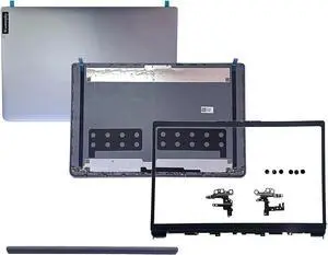 New Replacement LCD Back Cover Front Bezel Hinges Hinge Caps with 6 Screws for Lenovo IdeaPad 1 15ABA7 15ADA7 15IGL7 15AMN7 5CB1F36621 AP3L6000100 5CB1M48453 5B30S19034 5CB1F36618 AP3L600160 Silver New Replacement LCD Back Cover Front Bezel Hinges Hinge Caps with 6 Screws for Lenovo IdeaPad 1 15ABA7 15ADA7 15IGL7 15AMN7 5CB1F36621 AP3L6000100 5CB1M48453 5B30S19034 5CB1F36618 AP3L600160 Silver