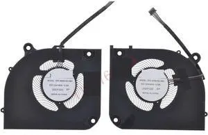 Laptop CPU GPU Cooling Fan for CLEVO X370SNW-G WINMA Model EFC-87091S2 EFC-84091S2-0BH 20302D6422P29425/6 12V 6W Easy to Replace Laptop CPU GPU Cooling Fan for CLEVO X370SNW-G WINMA Model EFC-87091S2 EFC-84091S2-0BH 20302D6422P29425/6 12V 6W Easy to Replace