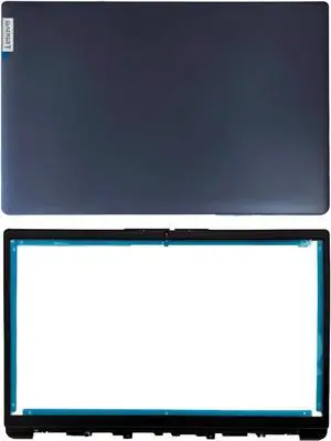 5CB1R29778, 5B30S19034 Replacement LCD Back Cover with Front Bezel for Lenovo IdeaPad 1-15ADA7, 1 15AMN7 Series, Blue Plastic Top Lid 5CB1R29778, 5B30S19034 Replacement LCD Back Cover with Front Bezel for Lenovo IdeaPad 1-15ADA7, 1 15AMN7 Series, Blue Plastic Top Lid