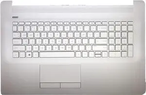 Replacement Laptop Upper Case Palmrest Backlit ODD Keyboard Touchpad Assembly Part for HP HP 17 by 17 CA L92787-001 Silver Replacement Laptop Upper Case Palmrest Backlit ODD Keyboard Touchpad Assembly Part for HP HP 17 by 17 CA L92787-001 Silver