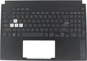 ApplianPar Black Upper Case Palmrest Cover with Backlit Keyboard 90NR0951-R31 for Asus TUF Dash 15 FA507 FA507R FX517 FX517ZM ApplianPar Black Upper Case Palmrest Cover with Backlit Keyboard 90NR0951-R31 for Asus TUF Dash 15 FA507 FA507R FX517 FX517ZM