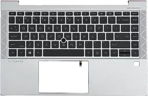 M07090-001 M36312-001 Replacement for HP Elitebook 840 G7 840 G8 Laptop Upper Top Cover Case Palmrest Backlit US Keyboard Assembly Part Silver M07090-001 M36312-001 Replacement for HP Elitebook 840 G7 840 G8 Laptop Upper Top Cover Case Palmrest Backlit US Keyboard Assembly Part Silver