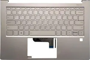 5CB0Z69768 New Backlit US Keyboard for Lenovo Yoga 9-14ITL5 82BG000CUS/82BG0090US with Palmrest Upper Cover (US with Silver C Cover) 5CB0Z69768 New Backlit US Keyboard for Lenovo Yoga 9-14ITL5 82BG000CUS/82BG0090US with Palmrest Upper Cover (US with Silver C Cover)