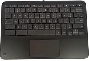 LTPRPTS Replacement Laptop Upper Case Palmrest Keyboard Touchpad Assembly Part for HP Chromebook X360 11MK G3 EE M49312-001 Black LTPRPTS Replacement Laptop Upper Case Palmrest Keyboard Touchpad Assembly Part for HP Chromebook X360 11MK G3 EE M49312-001 Black