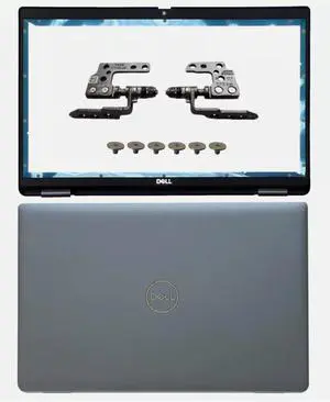 Gray Shell LCD Back Cover Top Rear Lid Case & Front Bezel Trim & Screen Hinges Pair Sets Compatible with Dell Latitude 15 5540 5550 P127F P127F001 Precision 3580 M3580 3581 Laptop Series Gray Shell LCD Back Cover Top Rear Lid Case & Front Bezel Trim & Screen Hinges Pair Sets Compatible with Dell Latitude 15 5540 5550 P127F P127F001 Precision 3580 M3580 3581 Laptop Series