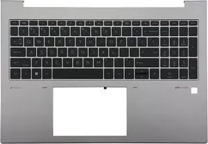 BestParts Palmrest Upper Case Backlit Keyboard Compatible with HP ZBook Firefly 16 G9 G10, N08122-001, US Layout BestParts Palmrest Upper Case Backlit Keyboard Compatible with HP ZBook Firefly 16 G9 G10, N08122-001, US Layout