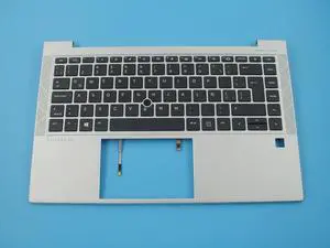 Bayjebu Parts for HP Elitebook 840 845 G7 G8 14.0" Palmrest Keyboard Bezel Latin-Spanish Backlit Silver M36312-161 M07090-161 Bayjebu Parts for HP Elitebook 840 845 G7 G8 14.0" Palmrest Keyboard Bezel Latin-Spanish Backlit Silver M36312-161 M07090-161
