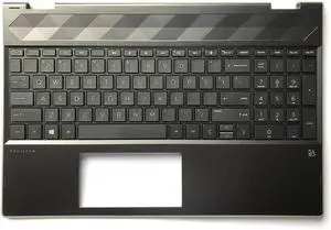 Replacement for for HP Pavilion X360 15T-CR000 15-CR 15-cr0xxx 15-CR0051OD Laptop Upper Case Palmrest Keyboard Assembly Part L20848-001 4600EH0E000 Top Cover Natural Silver Replacement for for HP Pavilion X360 15T-CR000 15-CR 15-cr0xxx 15-CR0051OD Laptop Upper Case Palmrest Keyboard Assembly Part L20848-001 4600EH0E000 Top Cover Natural Silver