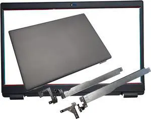 Laptop LCD Top Back and Front Bezel Cover Case Compatible for Dell Latitude 3510 E3510 08XVW9 0GCK6R Black with Hinges Laptop LCD Top Back and Front Bezel Cover Case Compatible for Dell Latitude 3510 E3510 08XVW9 0GCK6R Black with Hinges