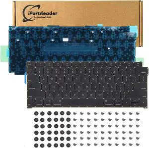 Replacement Keyboard US English for MacBook Air Retina A1932 (13-inch,2018/2019) ANSI U.S. Layout Backlight+Keyboard Screws EMC 3184 Replacement Keyboard US English for MacBook Air Retina A1932 (13-inch,2018/2019) ANSI U.S. Layout Backlight+Keyboard Screws EMC 3184