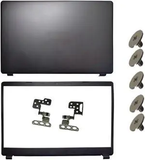 Laptop Black LCD Top Back and Bezel Cover Case and Hinges Compatible for Acer Aspire 3 A315-42 A315-42G A315-56 A315-54 A315-54K N19C1 60.HEFN2.001 with Screws Laptop Black LCD Top Back and Bezel Cover Case and Hinges Compatible for Acer Aspire 3 A315-42 A315-42G A315-56 A315-54 A315-54K N19C1 60.HEFN2.001 with Screws