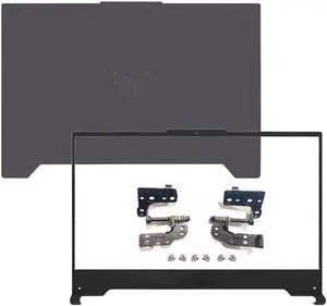 Black LCD Back Cover Top Rear Lid Case & Front Bezel Display Frame & Screen Hinge Sets Compatible with ASUS TUF Gaming A15 AIR 3/4/5 FA507 FA507R FA507N FA507X 15.6inch Laptop Series Black LCD Back Cover Top Rear Lid Case & Front Bezel Display Frame & Screen Hinge Sets Compatible with ASUS TUF Gaming A15 AIR 3/4/5 FA507 FA507R FA507N FA507X 15.6inch Laptop Series