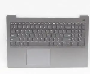 New for Ideapad 3-15ITL6 Upper Case Palmrest C Shell with US English Keyboard Touchpad Fingerprint Non_Backlight Arctic Grey 5CB1B65661 Laptop New for Ideapad 3-15ITL6 Upper Case Palmrest C Shell with US English Keyboard Touchpad Fingerprint Non_Backlight Arctic Grey 5CB1B65661 Laptop